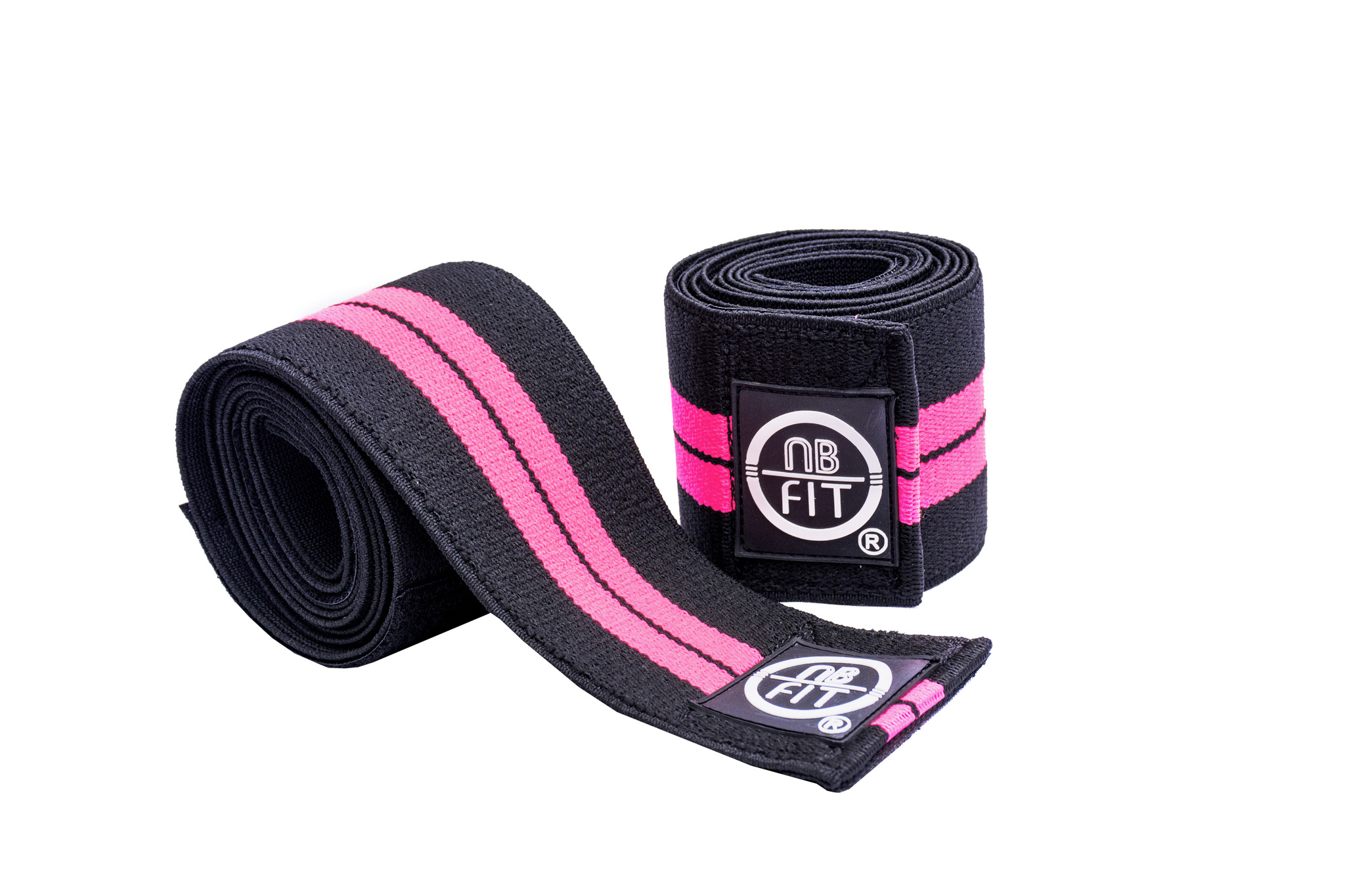 Rodilleras Vendas para Rodillas Unisex Gym Crossfit Sentadilla Par Knee Wraps Rodilleras Elasticas color Rosa