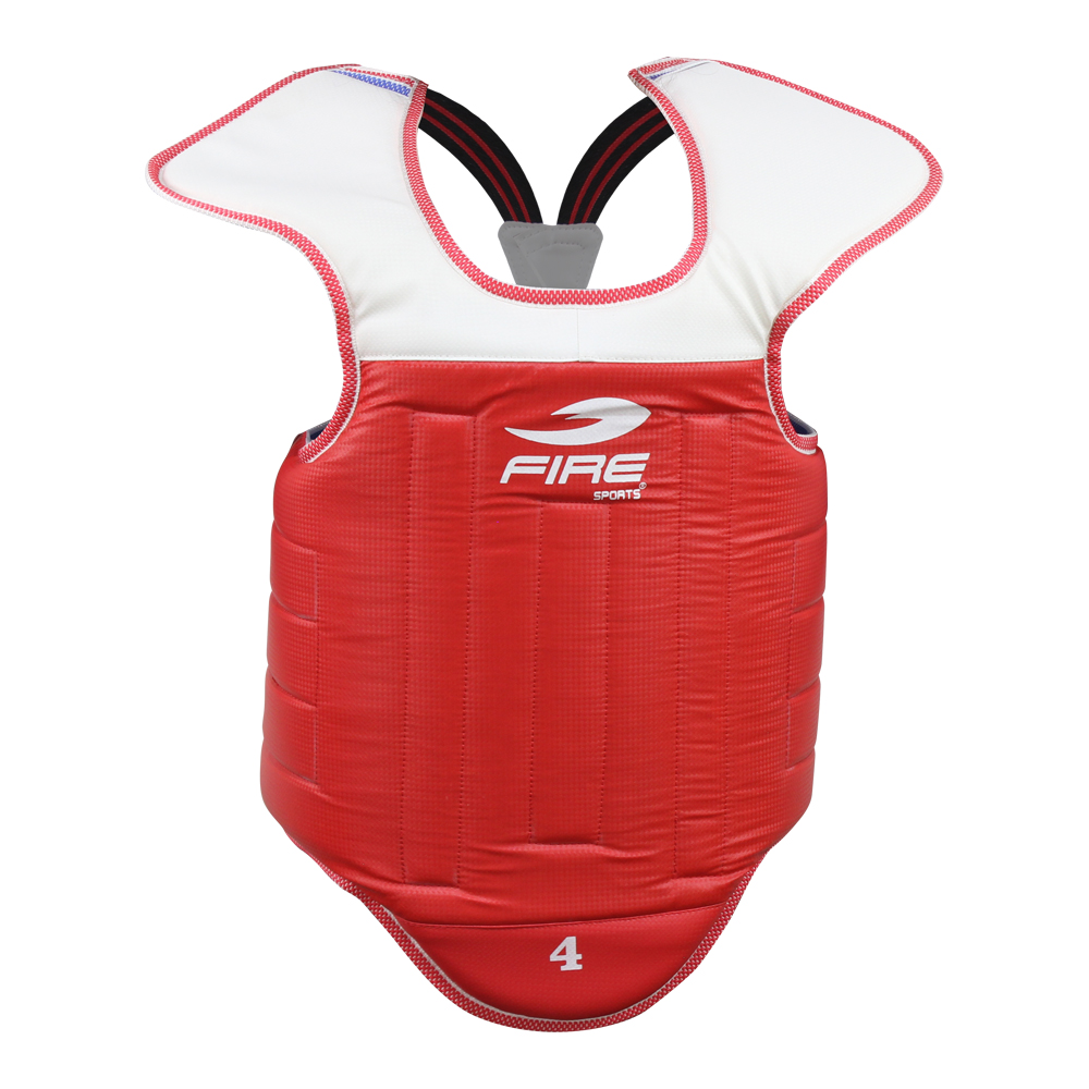 Peto para Taekwondo Fire Sports Azul/Rojo 