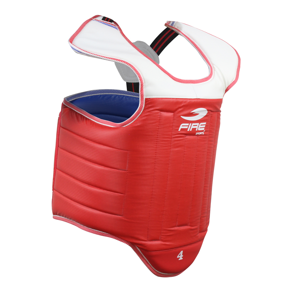 Peto para Taekwondo Fire Sports Azul/Rojo 