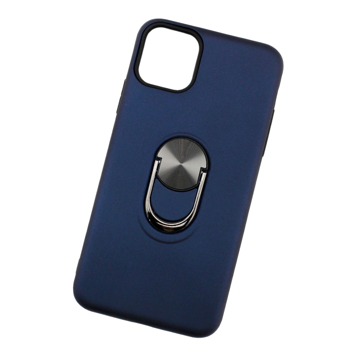Funda Case Triche para IPHONE 11 PRO MAX Diseño Hibrida Anillo Color Azul Marino