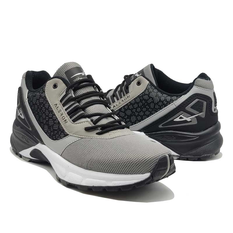 Tenis Pontiac 659 Gris Negro Deportivos Hombre Correr Ejercicio Gym