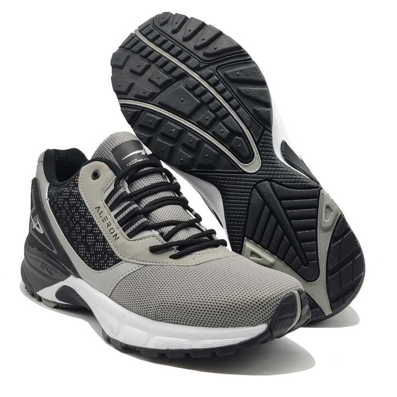 Tenis Pontiac 659 Gris Negro Deportivos Hombre Correr Ejercicio Gym