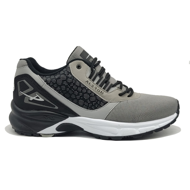 Tenis Pontiac 659 Gris Negro Deportivos Hombre Correr Ejercicio Gym