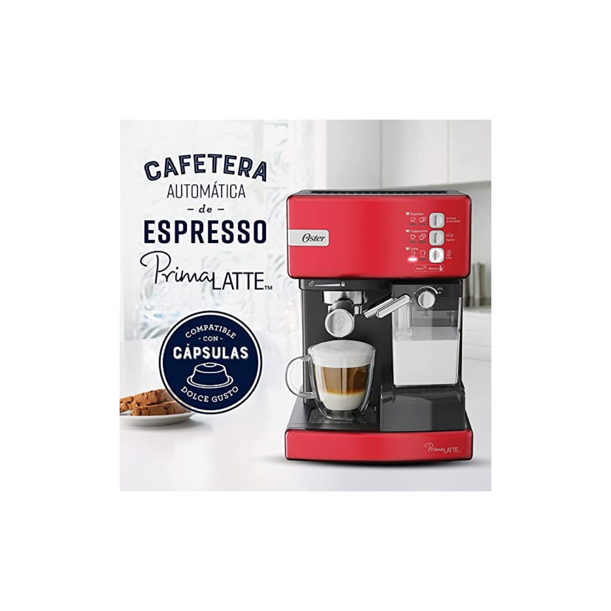 Cafetera prima latte oster