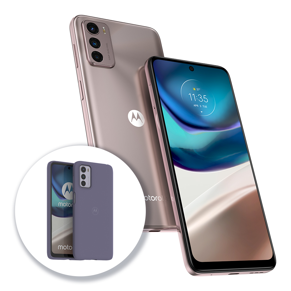 Celular Motorola Moto G42 Rosa 4Gb + 128Gb Liberado + Case Morado