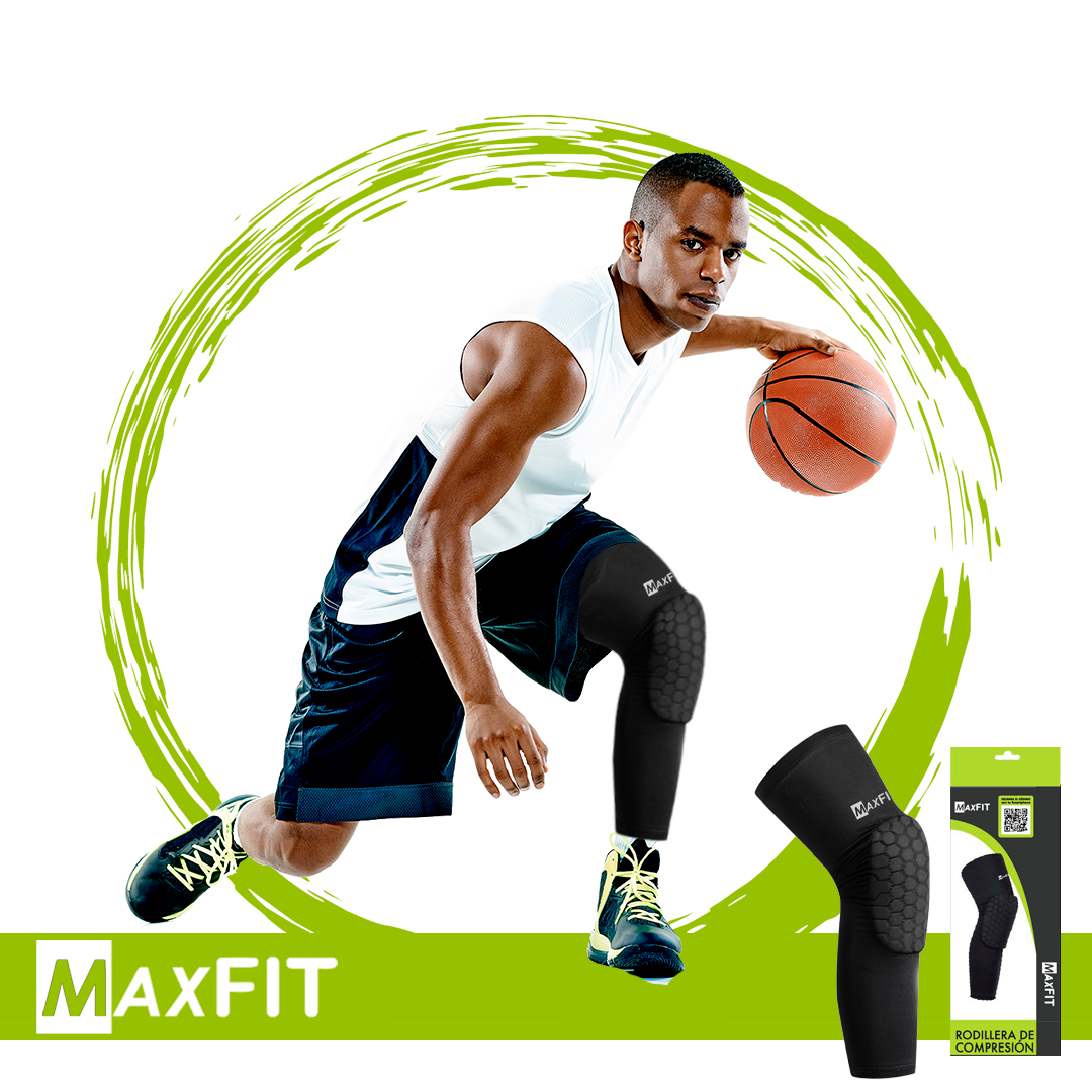 Rodilleras elásticas, rodilleras deportivas, rodilleras protectoras,  protección ajustable para deportes de interior y exterior, para baloncesto