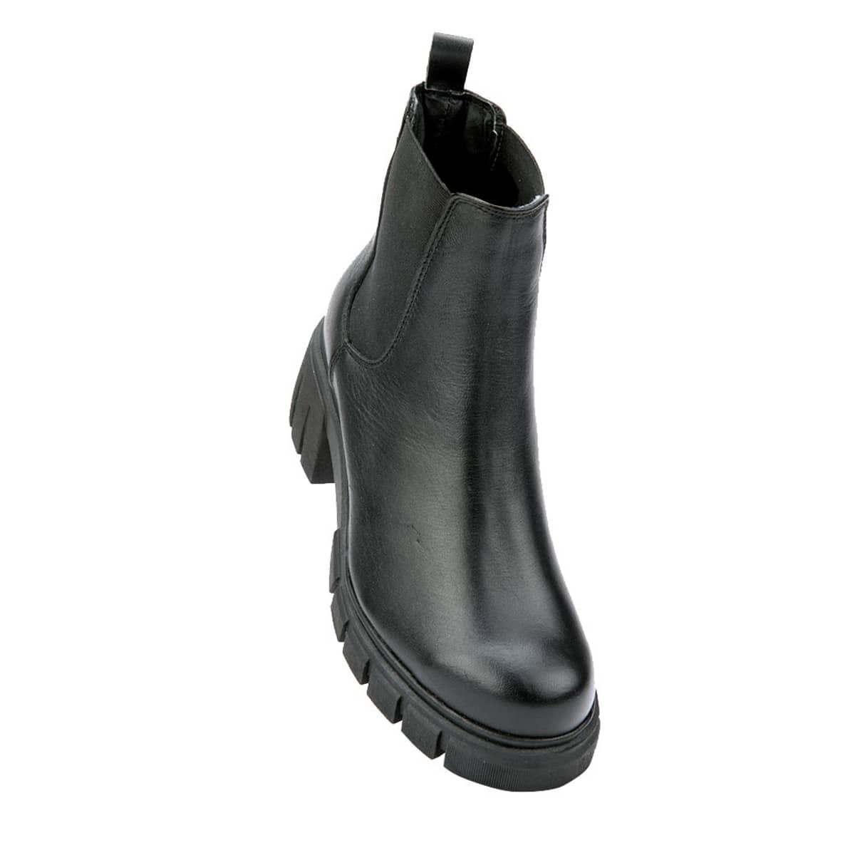 Moto bota Enrico Ferri con suela track, color negro, mod. 1056111