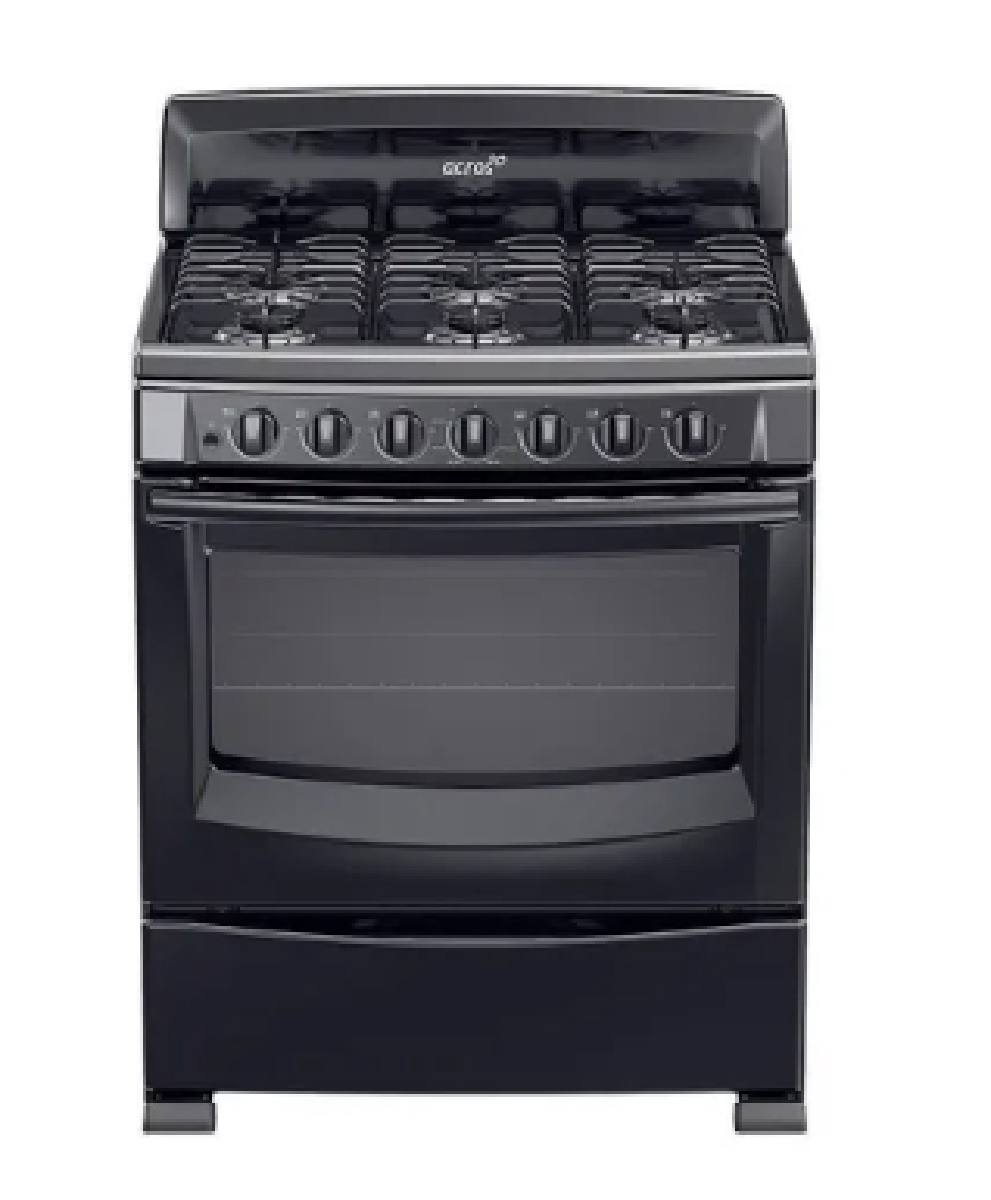 Estufa  Across Gas LP, 30", Negro