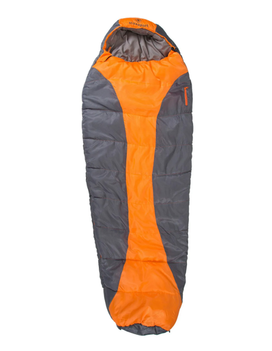 Casa de campaña National Geographic para cuatro personas,  sleeping climb naranja y verde Stansport 