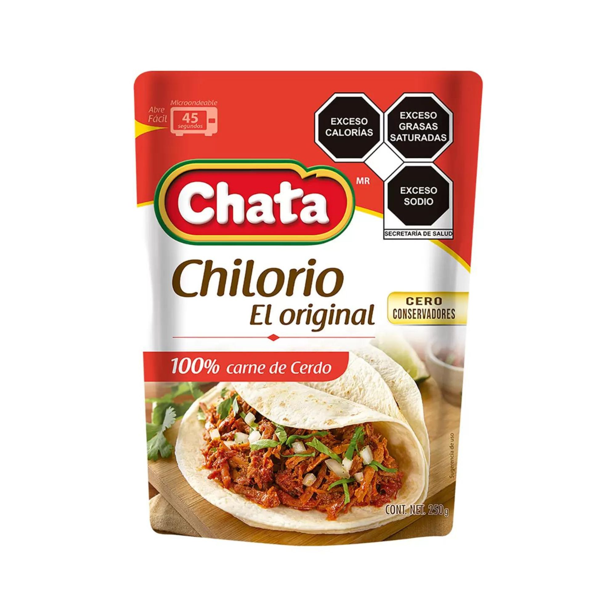 Chilorio de Cerdo La Chata 4 de 250 g