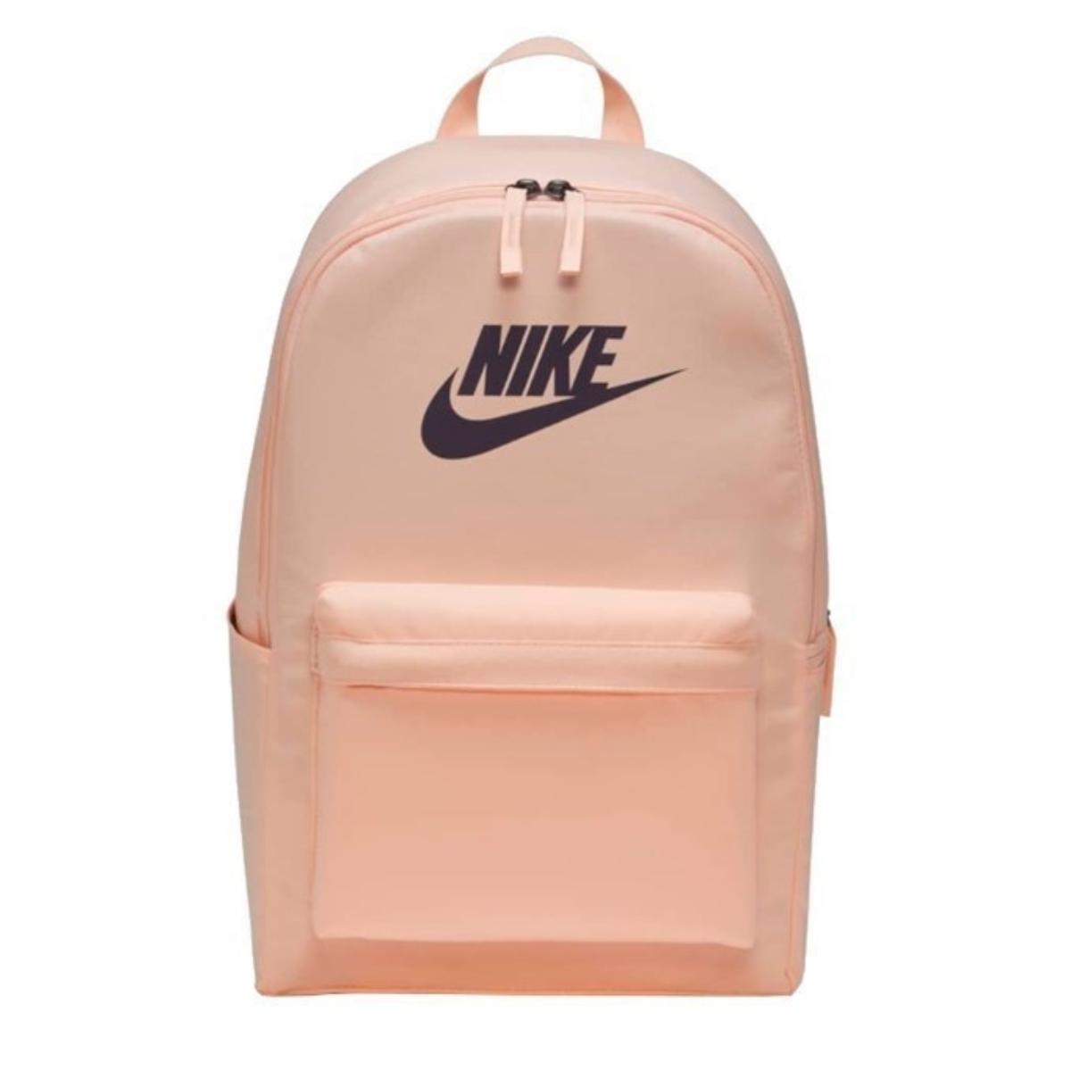 Mochila Nike Original Grande Neon Escuela Maleta Naranja Salmon Nueva Amplia