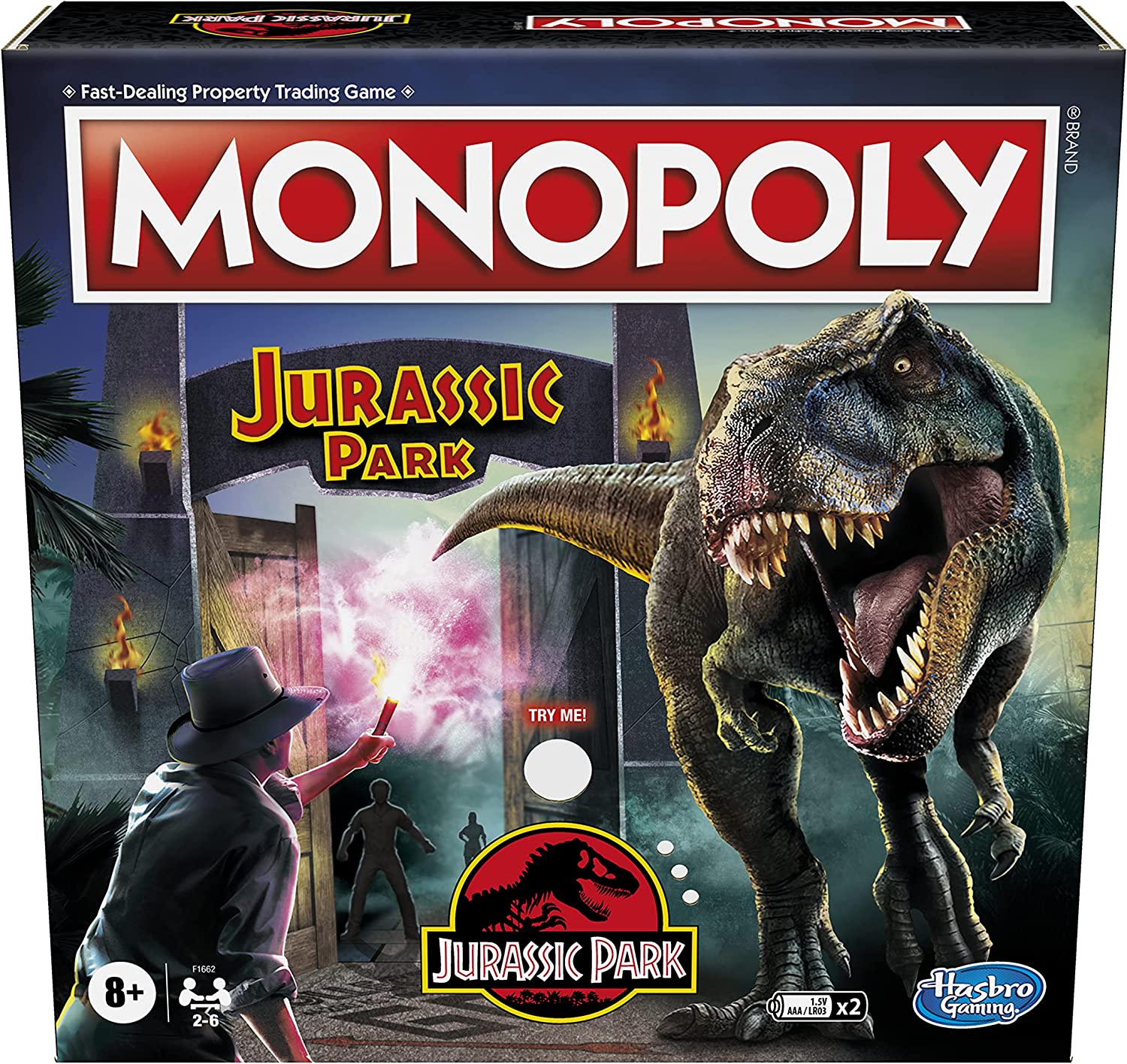 Juego De Mesa Monopoly Jurassic Park Hasbro F1662
