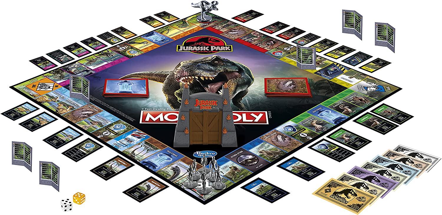 Juego De Mesa Monopoly Jurassic Park Hasbro F1662