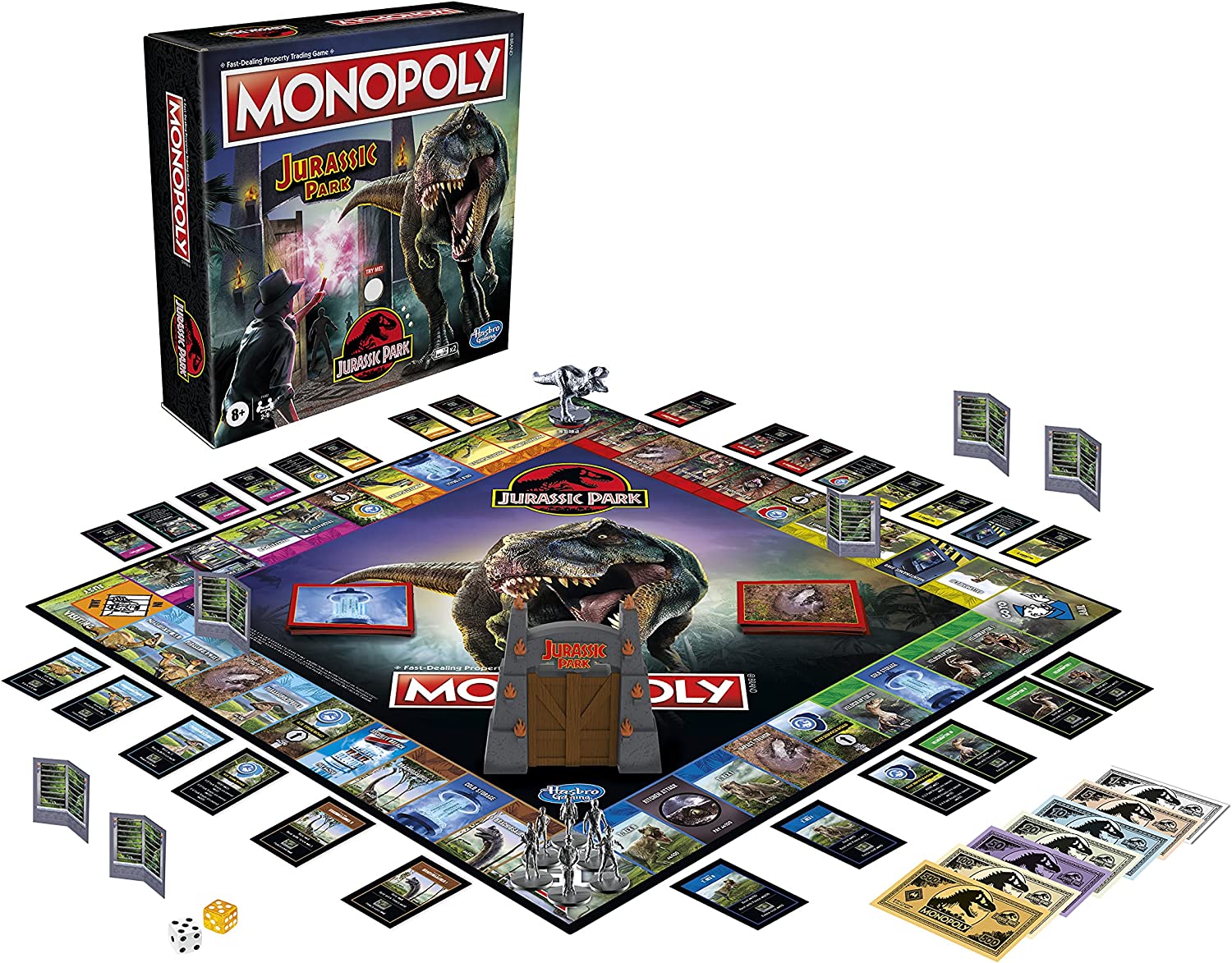 Juego De Mesa Monopoly Jurassic Park Hasbro F1662