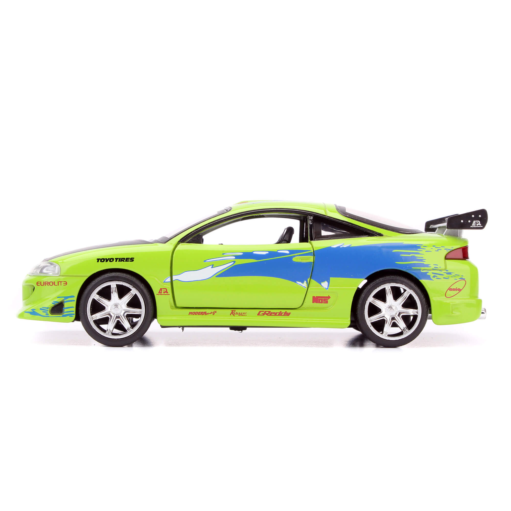 Brian 1995 Mitsubishi Eclipse Rápido y Furioso Jada Toys Escala 1:32