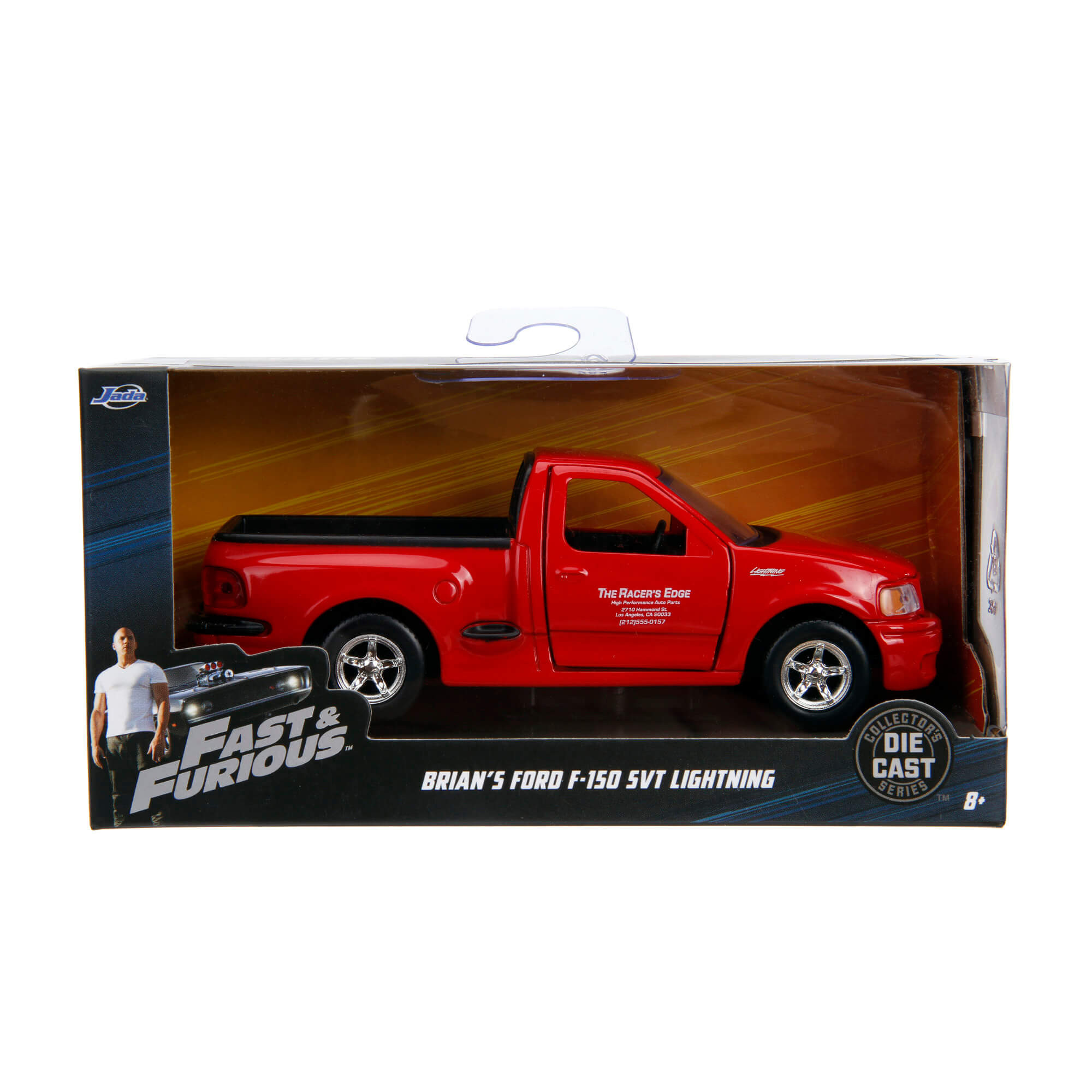 Brian 1999 Ford F-150 SVT Lightning Rápido y Furioso Jada Toys Escala 1:32