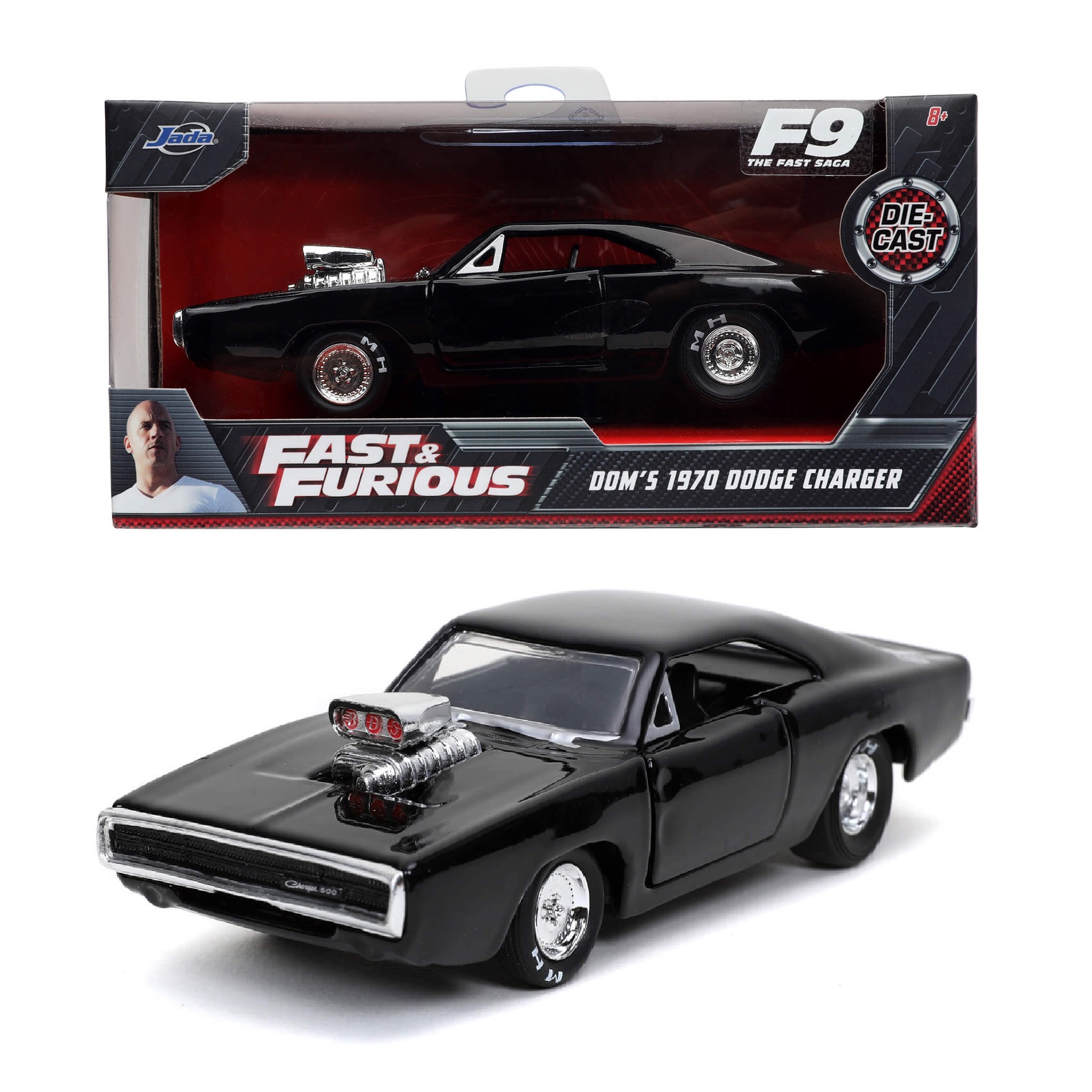 Doms  Dorge  Charger RT 1970 Rapido Y Furioso 9 JADA TOYS Escala  1:32