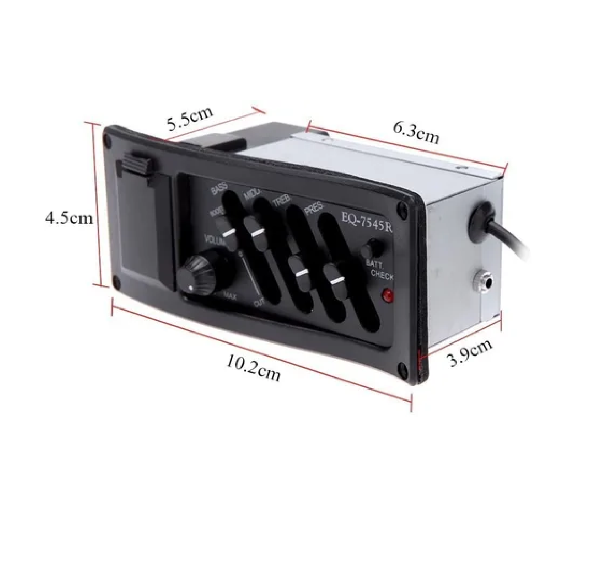 Pastilla Piezoeléctrica De Preamplificador De Guitarra