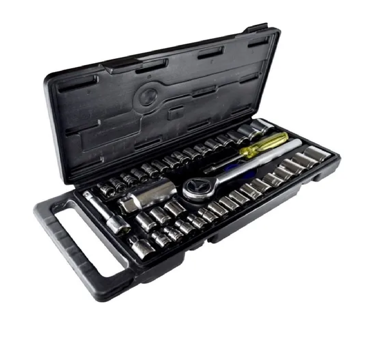 Juego De Dados Con Matraca Estuche Negro