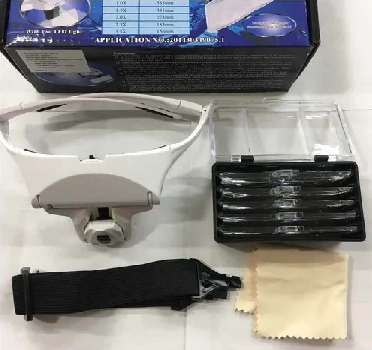 Lentes Lupa Luz Led Para Extensión De Pestañas,microblading