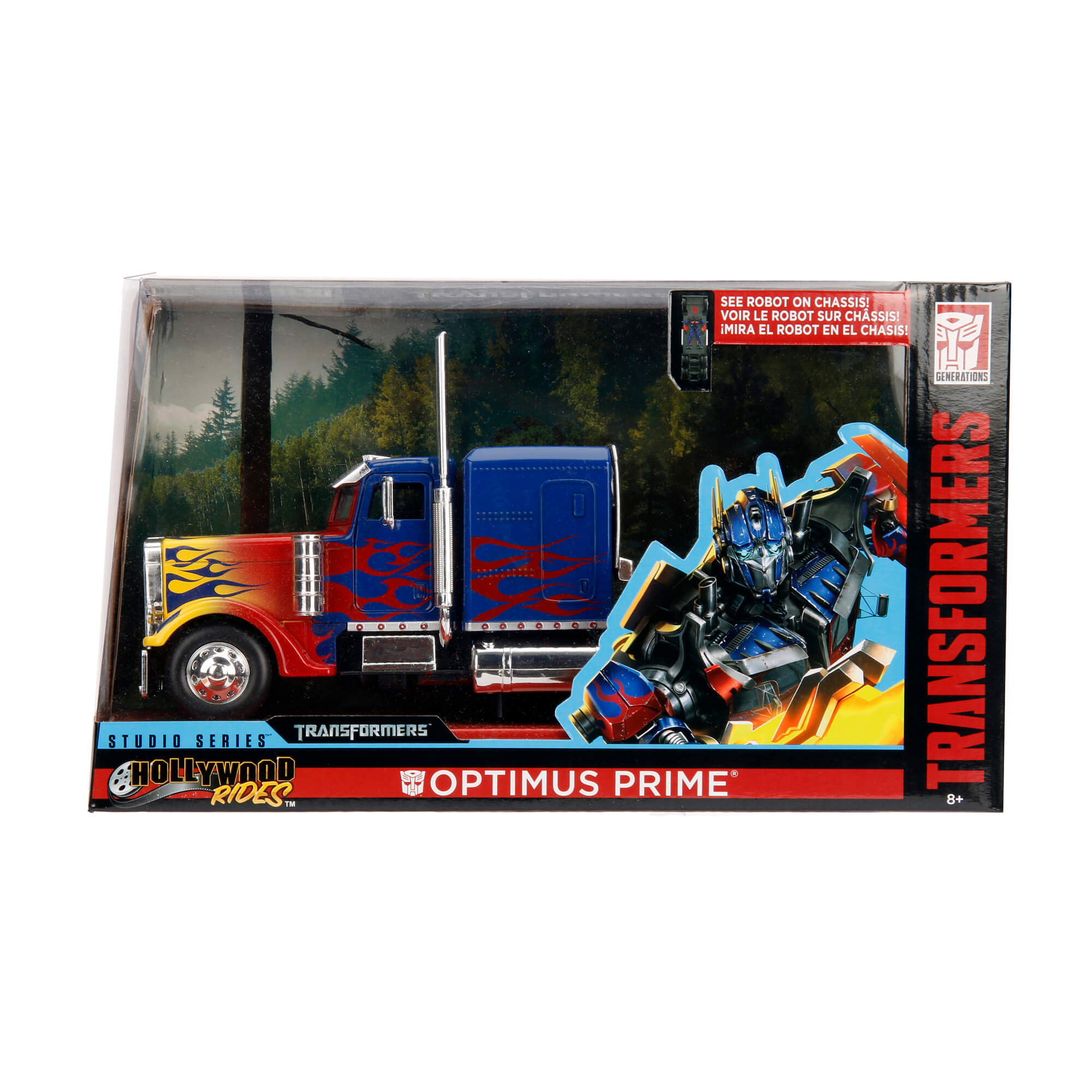 Trailer Transformers Optimus Prime T1 Western Star 5700 Jada Toys Escala 1:24