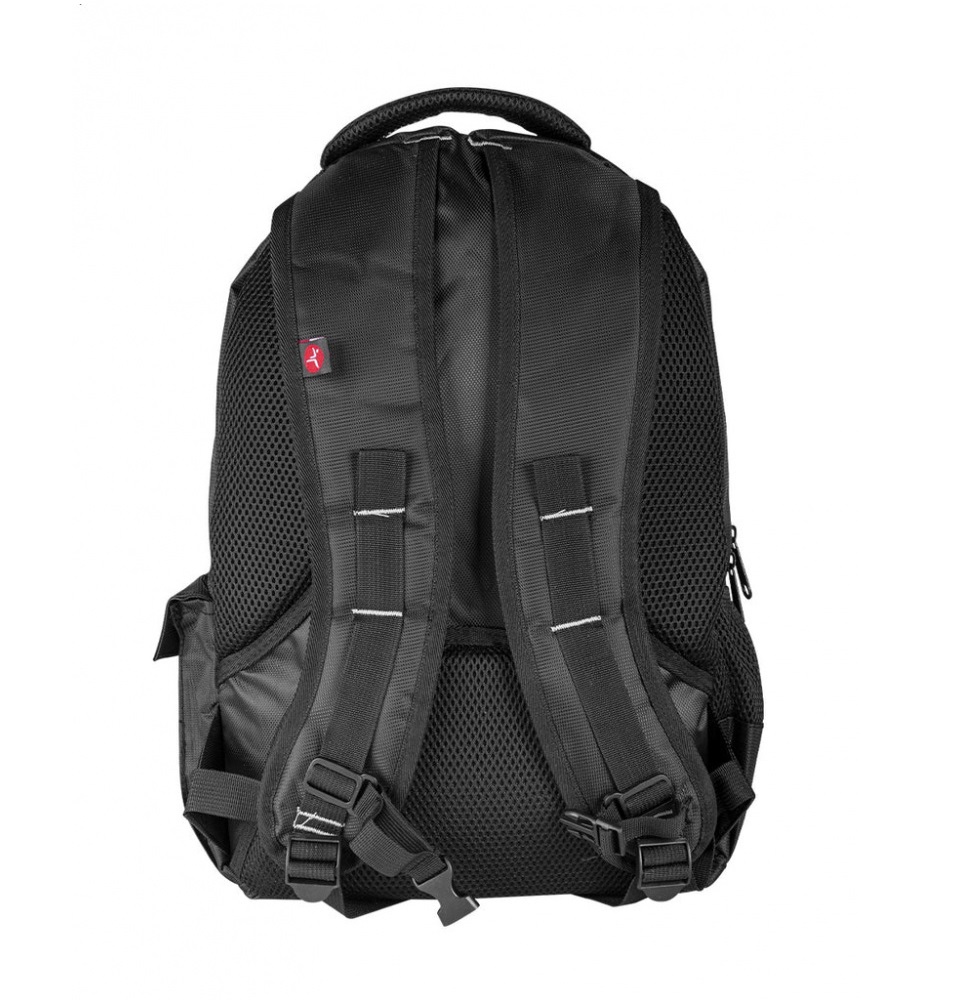 TechZone Mochila de PET S10 Sport para Laptop 15.6" Negro escuela deporte bici moto resistente