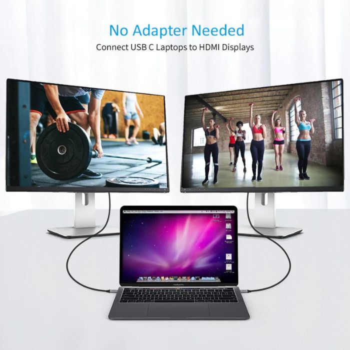 Adaptador USB C a HDMI 2m Choetech 4K@60Hz.