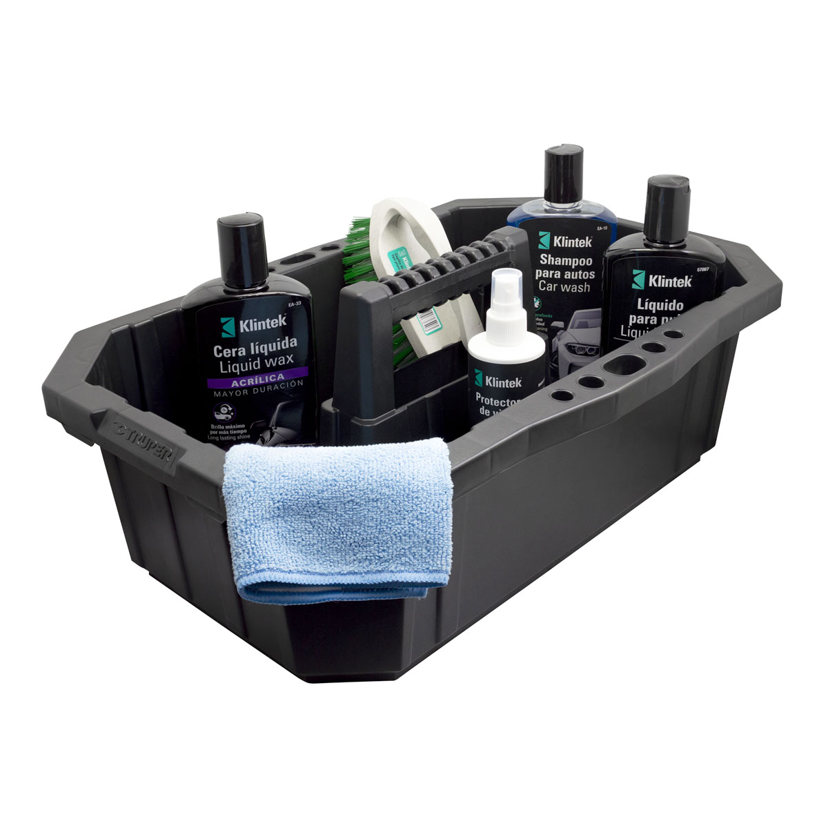 Kit de Limpieza y Pulido para Autos con Cera Líquida Acrílica KLCL-A