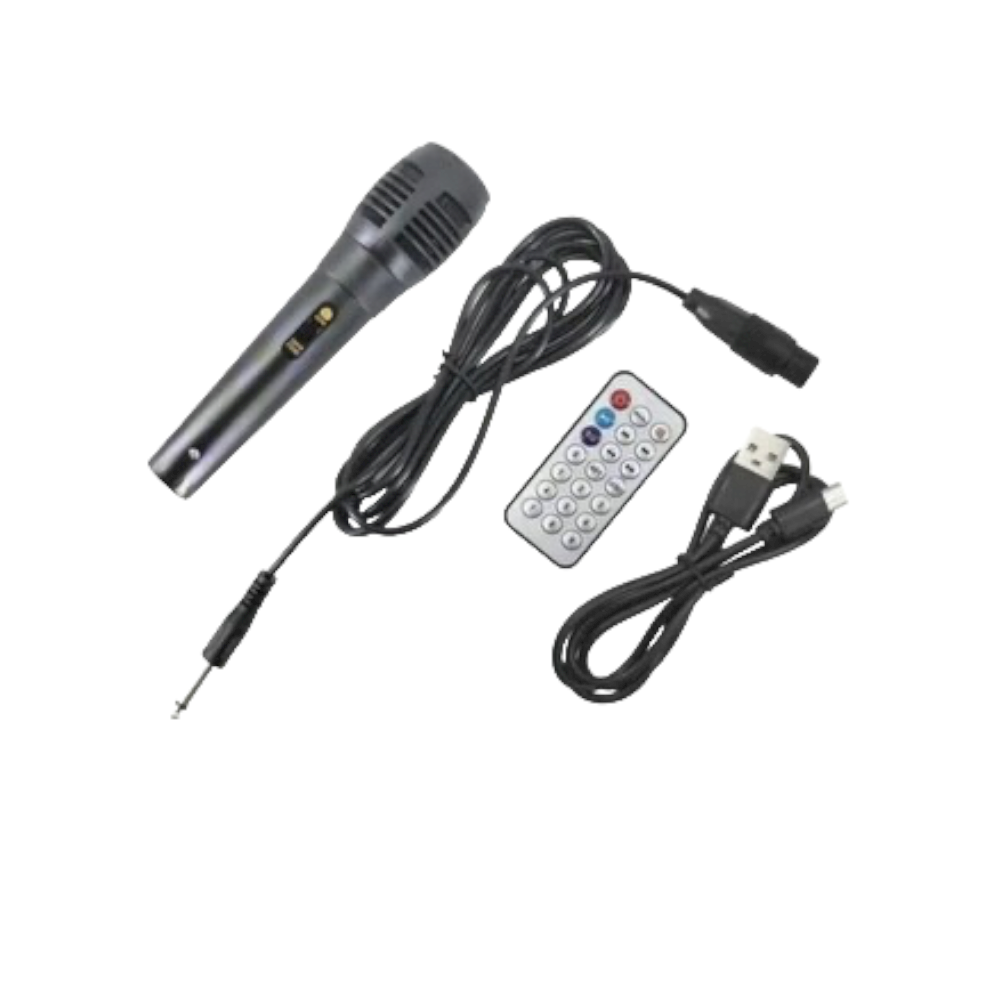 Bafle bocina bluetooth 15 pulgadas Velikka VKK-1156 con micrófono y control para karaoke