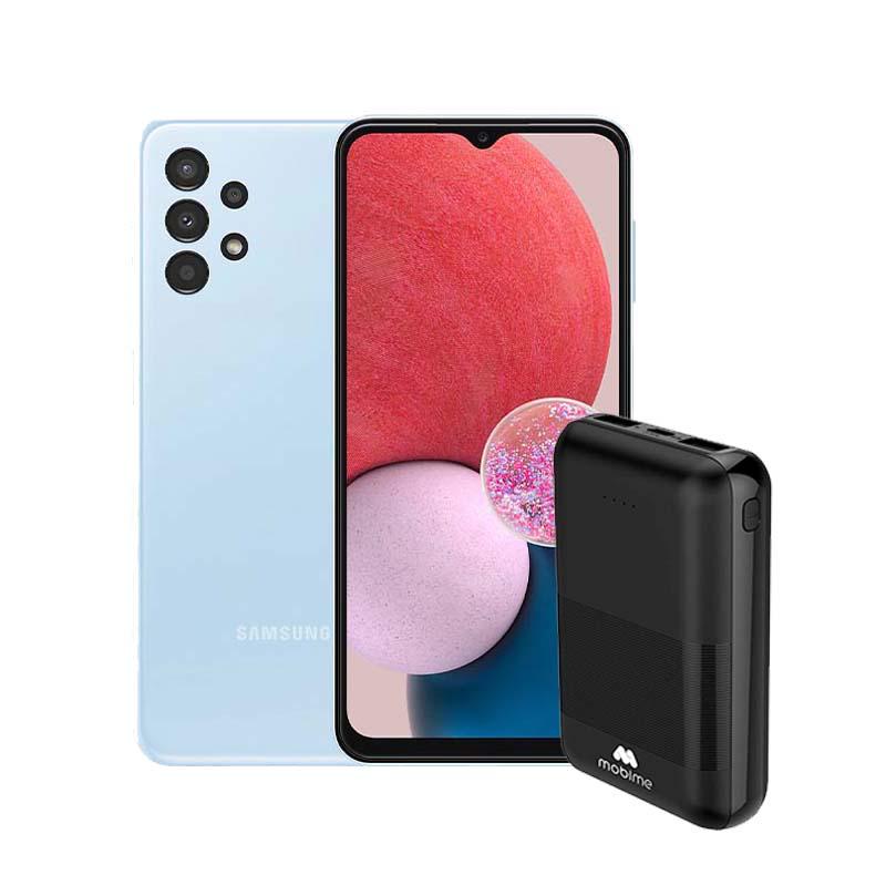 Combo Samsung Galaxy A13 64GB 4GB Ram Azul + MOBIME Cargador Portátil 10,000mAh