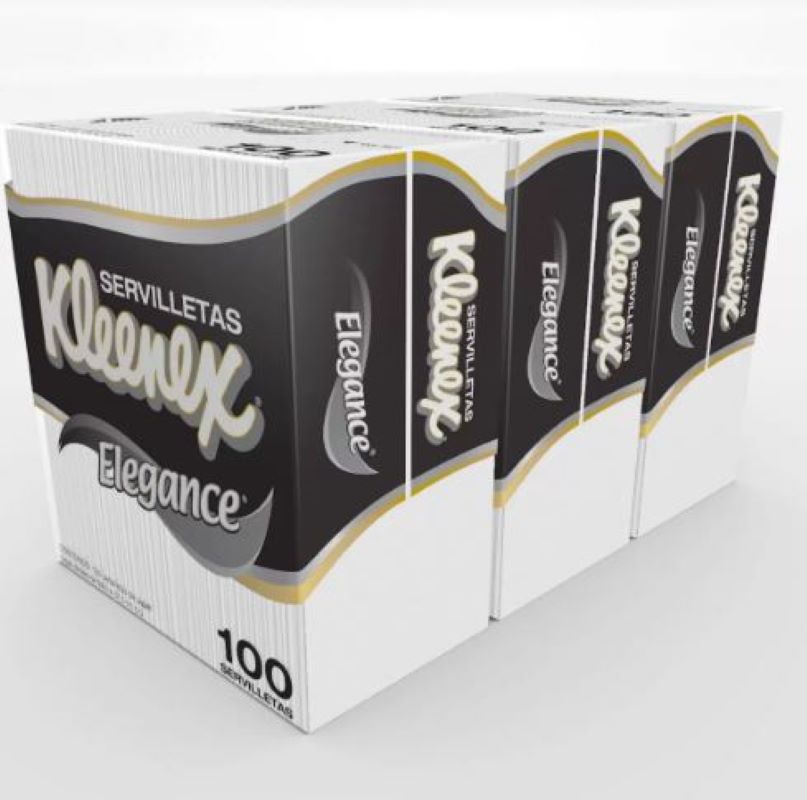 Servilletas Elegance Kleenex 612629 300 Pzas 
