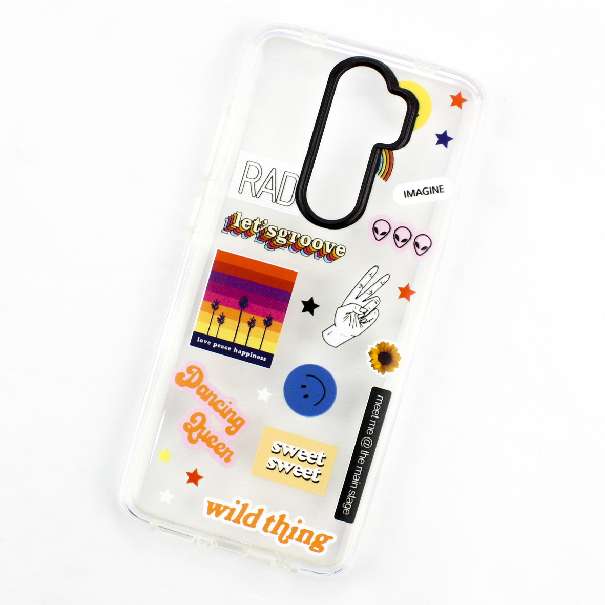Funda Case Triche para XIAOMI Redmi NOTE 8 PRO Diseño Stickers Transparente
