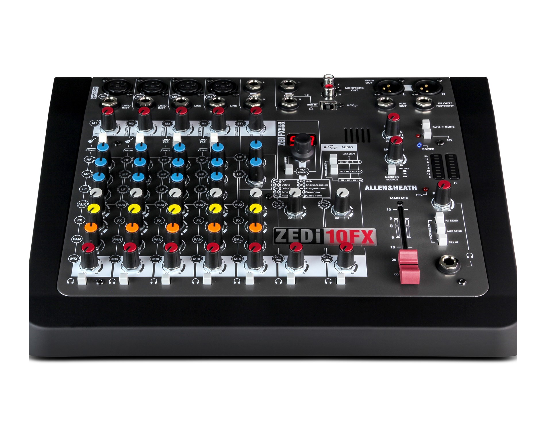 Mezcladora 10 Canales Allen & Heath Zedi-10fx Con Efectos