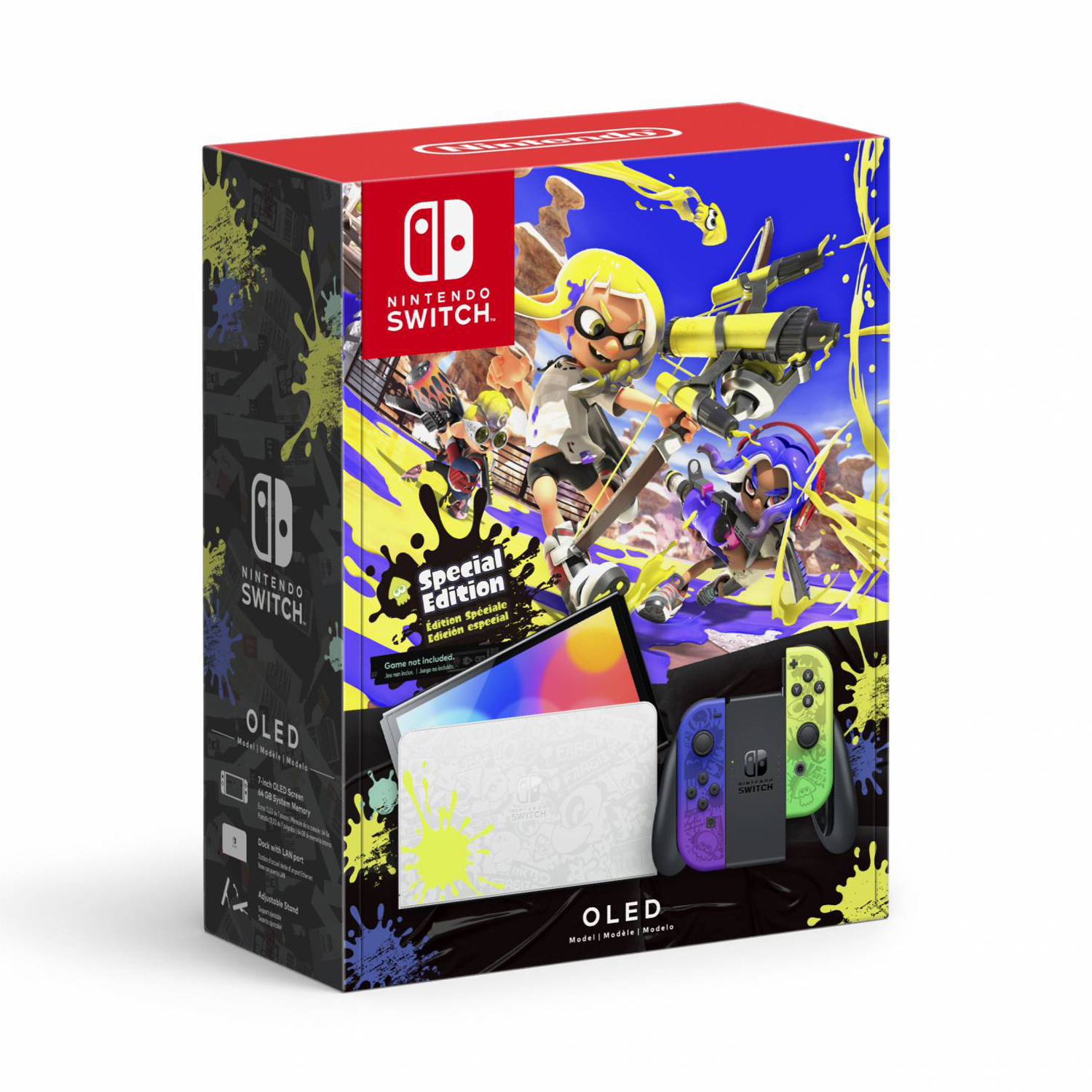 NINTENDO SWITCH OLED 64GB SPLATOON 3