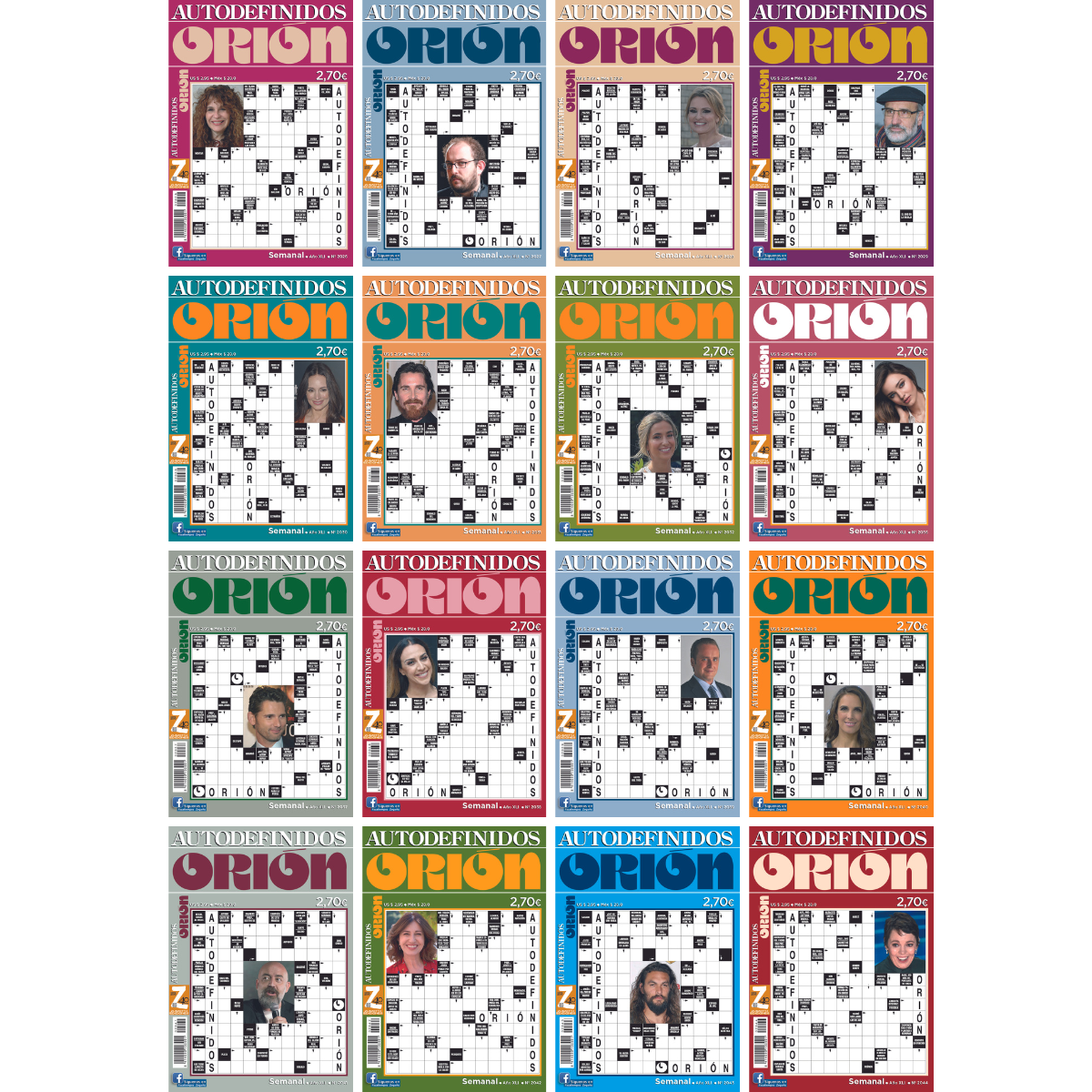 Autodefinidos Orión Paquete 16 Revistas 