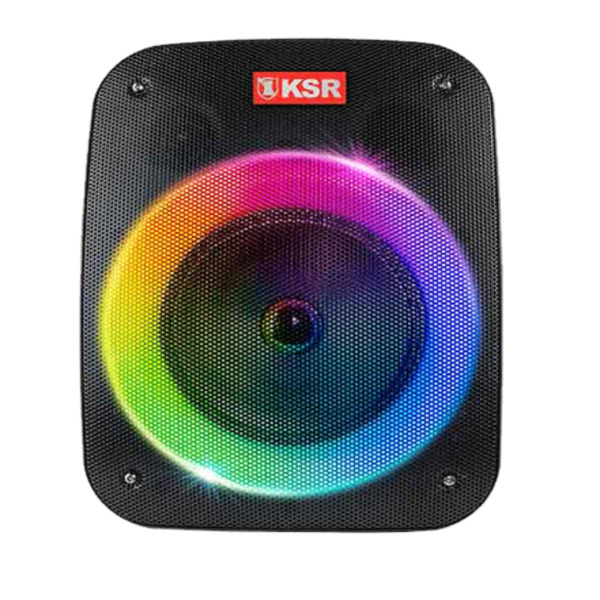 KAISER Bocina 8 Pulgadas Bluetooth KSW-5009 | 500 Watts | Recargable | Negro