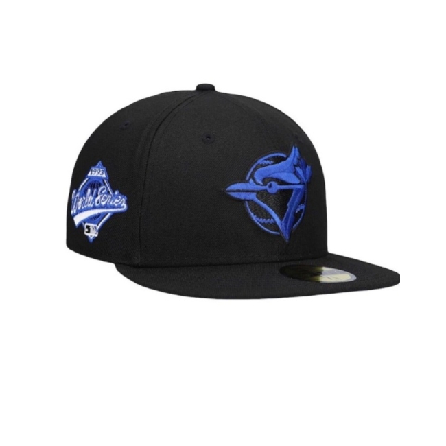 Gorra new era Toronto negra-azul de caballero world series original