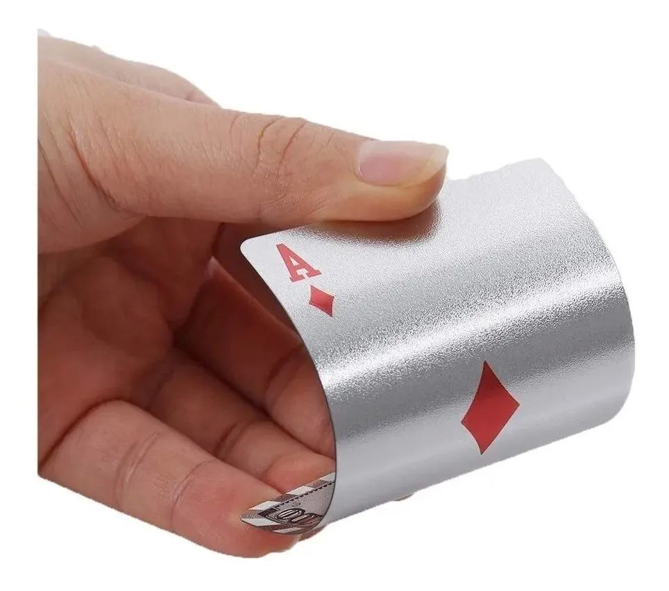 Naipes Dólar 100 Plata Baraja Y Plata Poker