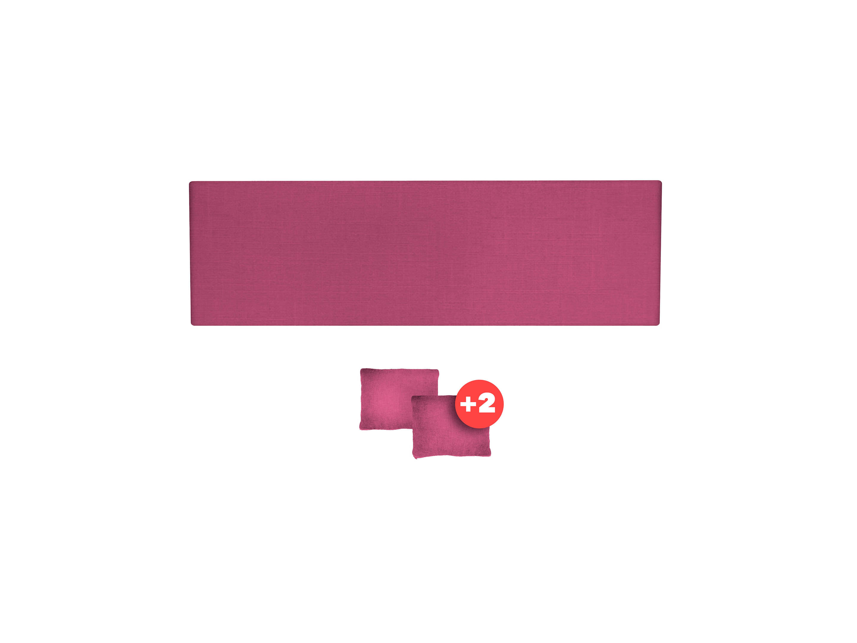 Cabecera Colgante King Size Económica - Fucsia