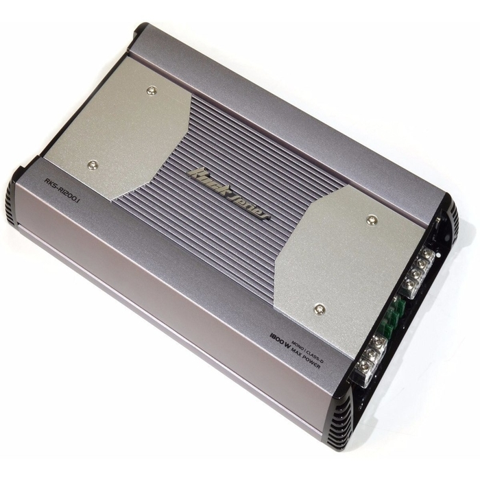 Amplificador Monoblock Rock Series RKS-R1200.1 1200 Watts Clase D Con Controlador de bajos