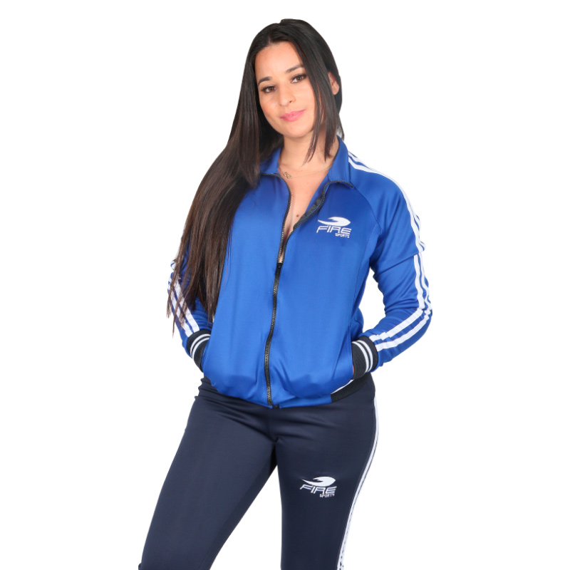 Conjunto Deportivo FIRE SPORTS Pants Femenil AZUL Marino