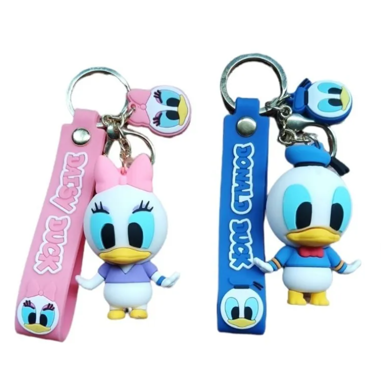 Set de Llaveros Pareja Pato Donald y Daisy