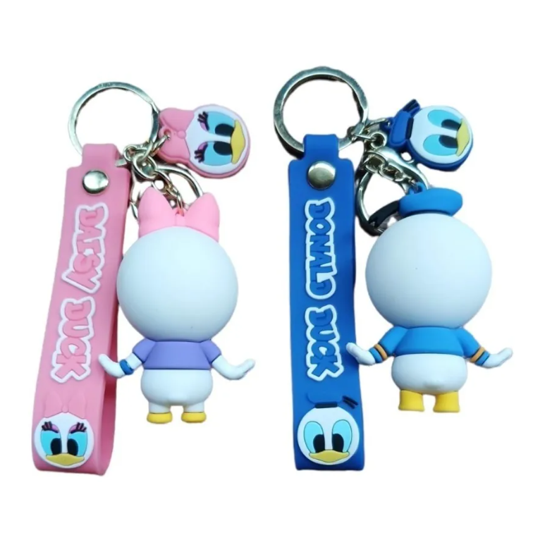 Set de Llaveros Pareja Pato Donald y Daisy