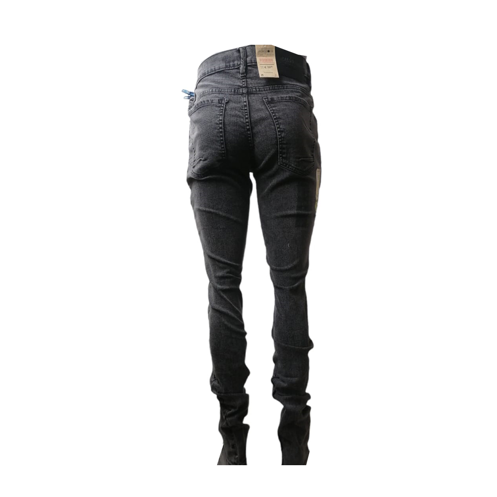 Pantalón De Mezclilla Skinny Pull And Bear Hombre Gris