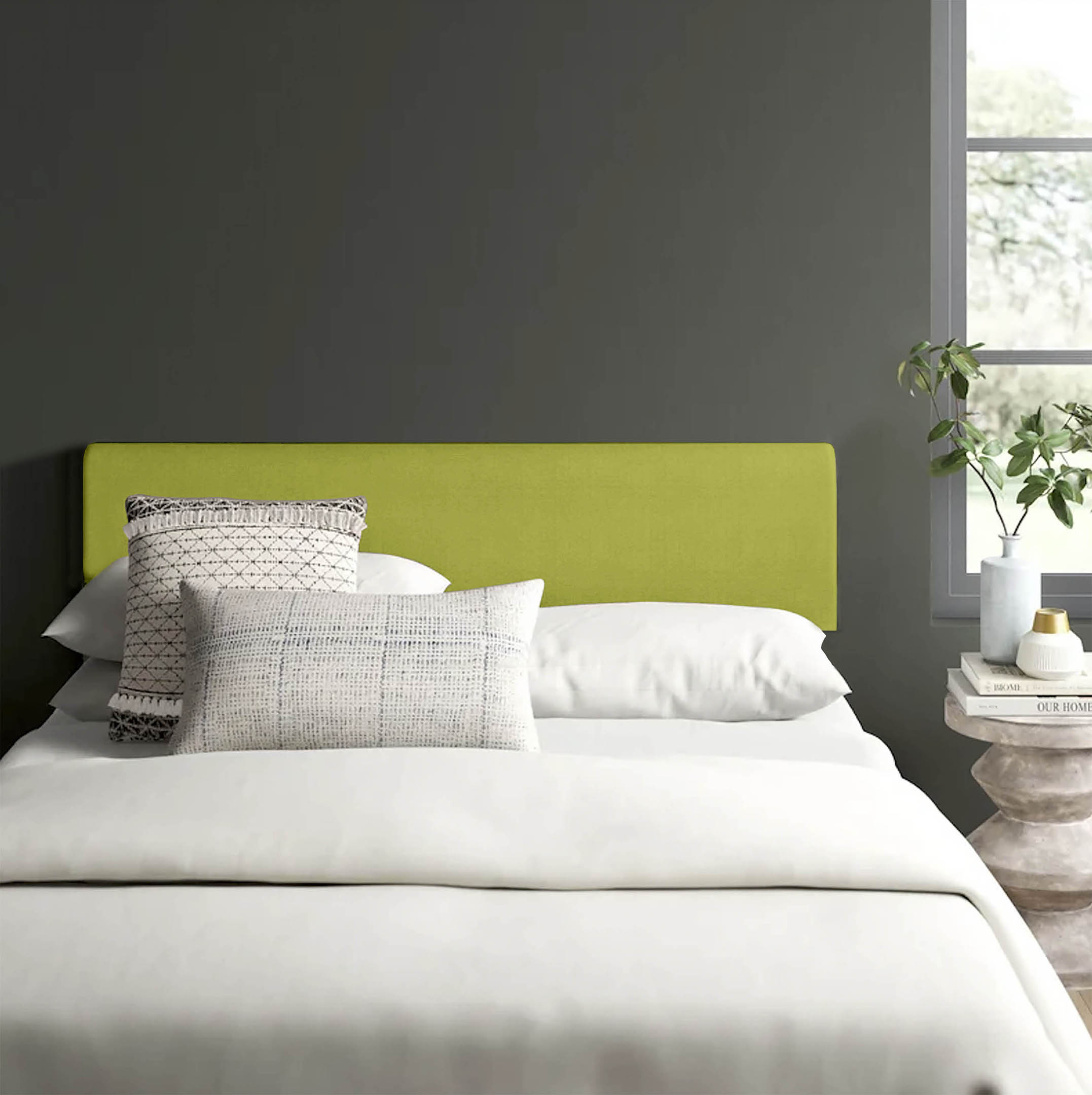 Cabecera Colgante King Size Económica - Verde Limón