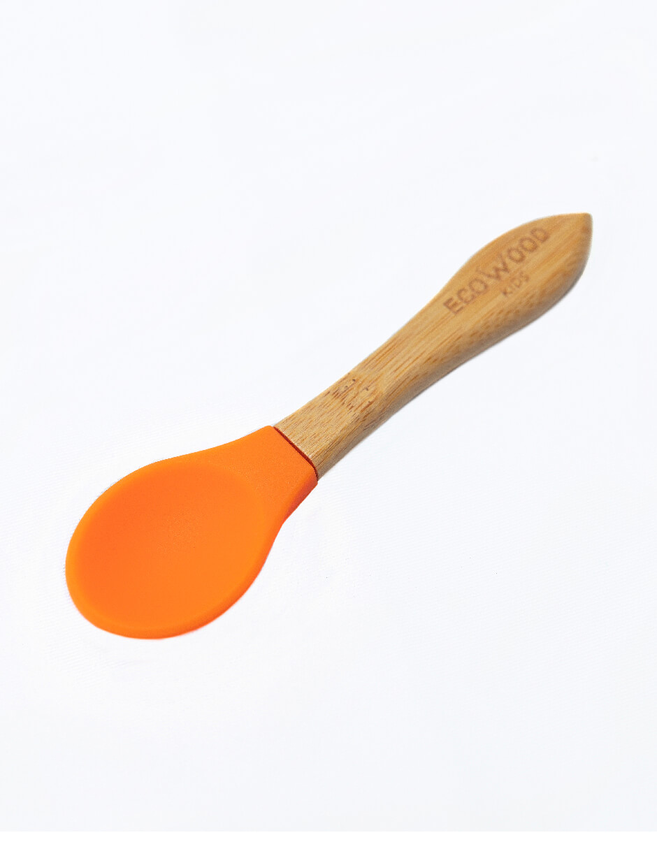 Plato Extendido Ecowood de Bambú y Base de Silicona con Divisiones para Bebe y Niño