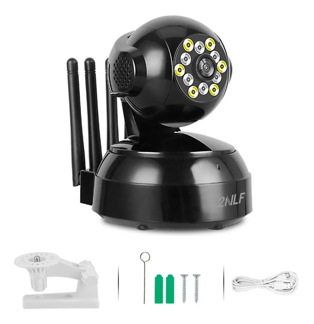 Camara Wifi Interior De Seguridad Ip Con Alarma