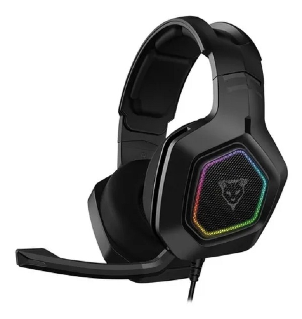 AUDIFONOS GAMER OCELOT TIPO DIADEMA OVER EAR USB 3.5MM ILUMINACION TIPO RGB CONTROL DE AUDIO MICROFONO CON CANCELACION DE RUIDO