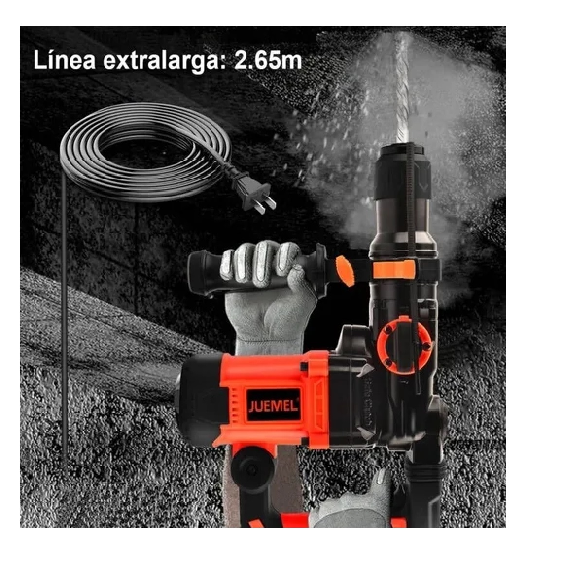 Rotomartillo Cincelador Sds-plus Perforador 1600w Estuche