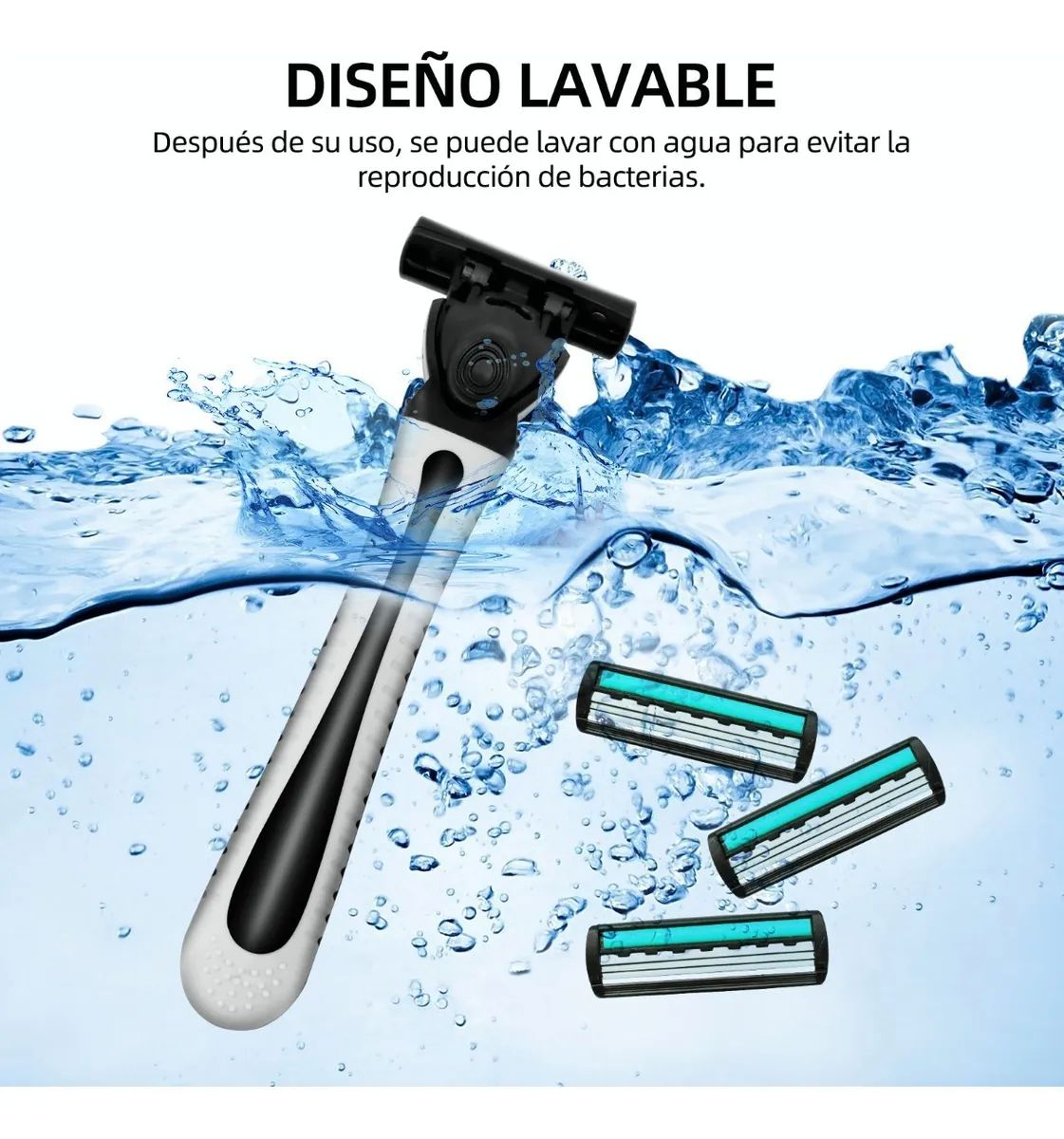 Rastrillo Para Afeitar, Maquinilla De Afeitar Manual Desechable